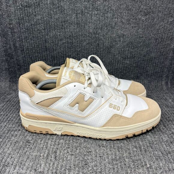 New Balance 550 Incense White Beige Tan Suede Leather Mens 11.5 BB550NEC